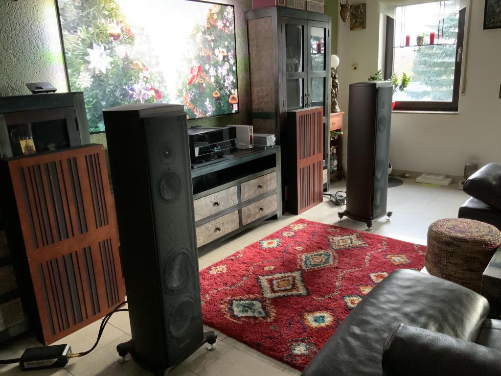 Magico S3 Mkii High End Lautsprecher In Bronze Inklusive Metall Grills