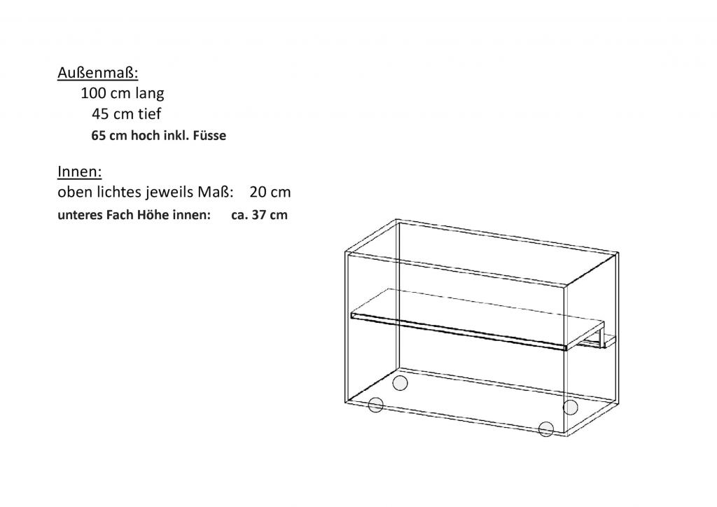 M Glas Tv Hifi Regal Ma Anfertigung