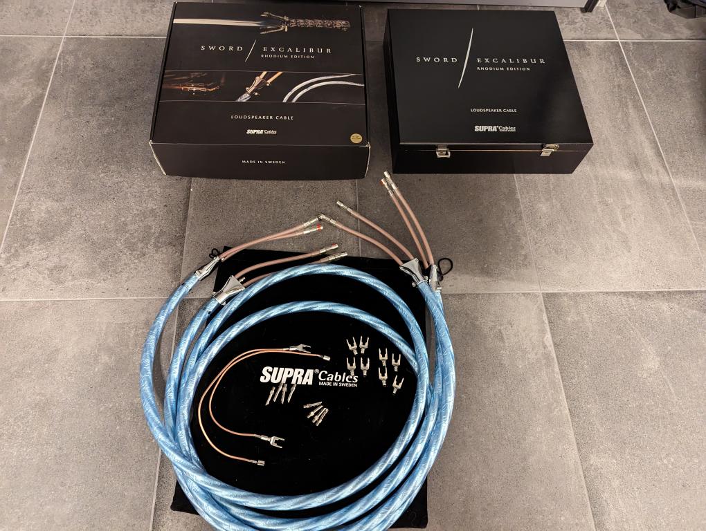 Supra Cables Supra Sword Excalibur Combicon Singlewire M