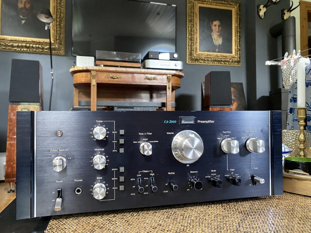 Sansui CA 2000 Serviced 2x Phono Legendärer Pre Amp Klang Maschine