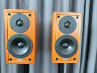 Dynaudio Contour 1.1 Kompaktlautsprecher in Kirsche mit Stands