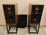 Spendor S100 speaker set occasion with stands