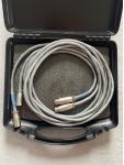 SILVER-Kabel, 2 x 2,75 m, XLR 3pol. - XLR 3pol., Reinsilberleiter