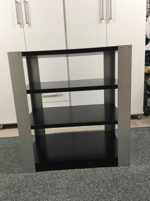 Diverse / Andere HiFi Rack (schwarz/silber