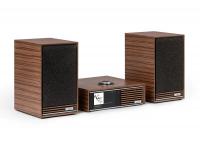 R610 Audio System & Sabre-R Regallautsprecher in Walnuss / Schwarz , neu + ovp