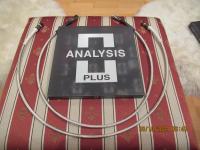 Analysis Plus Silver Oval In 1,0 m High End Cinch-Kabel - USA -