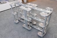 SXR Rack mit S3 Basen / 2 x 3 Böden