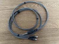 Clear headphone cable 2m