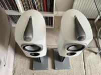 Bowers & Wilkins 805 D3 Satinweiß inkl. Original Silberständer