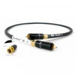 Black Coaxial Digital RCA Cable, 1m long