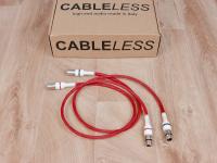 CableLess Aida highend audio interconnects XLR 1,0 metre