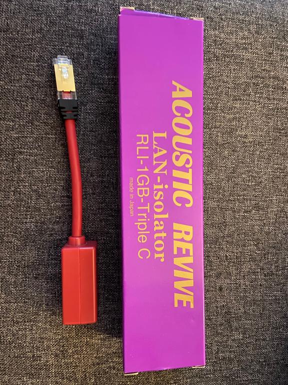 AcousticRevive RLI-1GB-Triple C ギガビットハブ用LANアイソレーター アコースティックリバイブ  RLI1GBTRIPLEC
