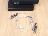 KCAG silver audio interconnects Siltech SST RCA 1,5 metre