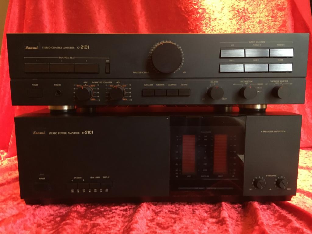 Sansui Vorstufe C-2101 Und Endstufe B-2101 (6095629804 ...