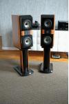 JM LAB / FOCAL MINI UTOPIA SPEAKERS / PAIR with stands 7.5/10