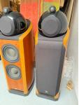 B&W Bowers & Wilkins 802N Nautilus High End Standlautsprecher in Kirsche + SSC Basen