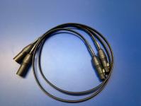 German Highend XLR Chinch-Kabel (Silberkabel), 1.0 m lang