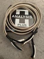 Analysis Plus Big Silver Oval High End Lautsprecherkabel in 3m