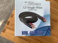 Black Connect Lautsprecherkabel Single Wire