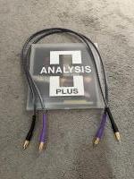 Analysis Plus Solo Crystal High End Cinchkabel RCA in 1m