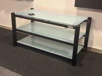 AV RACK GLASS 3 LEVELS