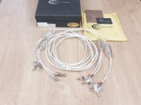 Dreamline highend silver audio speaker cables 2,5 metre