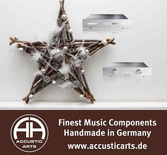 Spreeaudio wünscht ein frohes Weihnachtsfest Accustic Arts Verstärker & CDP ES-Serie