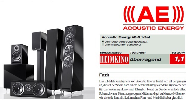 ACOUSTIC ENERGY - Ein ausgezeichnetes Vergnügen 