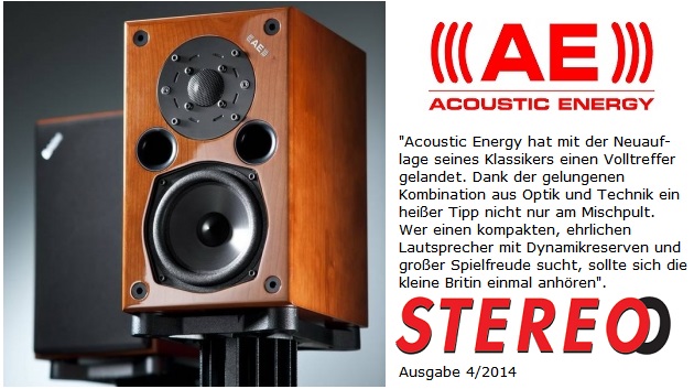 Doppeltest von ACOUSTIC ENERGY in STEREO und HIFI-STARS 