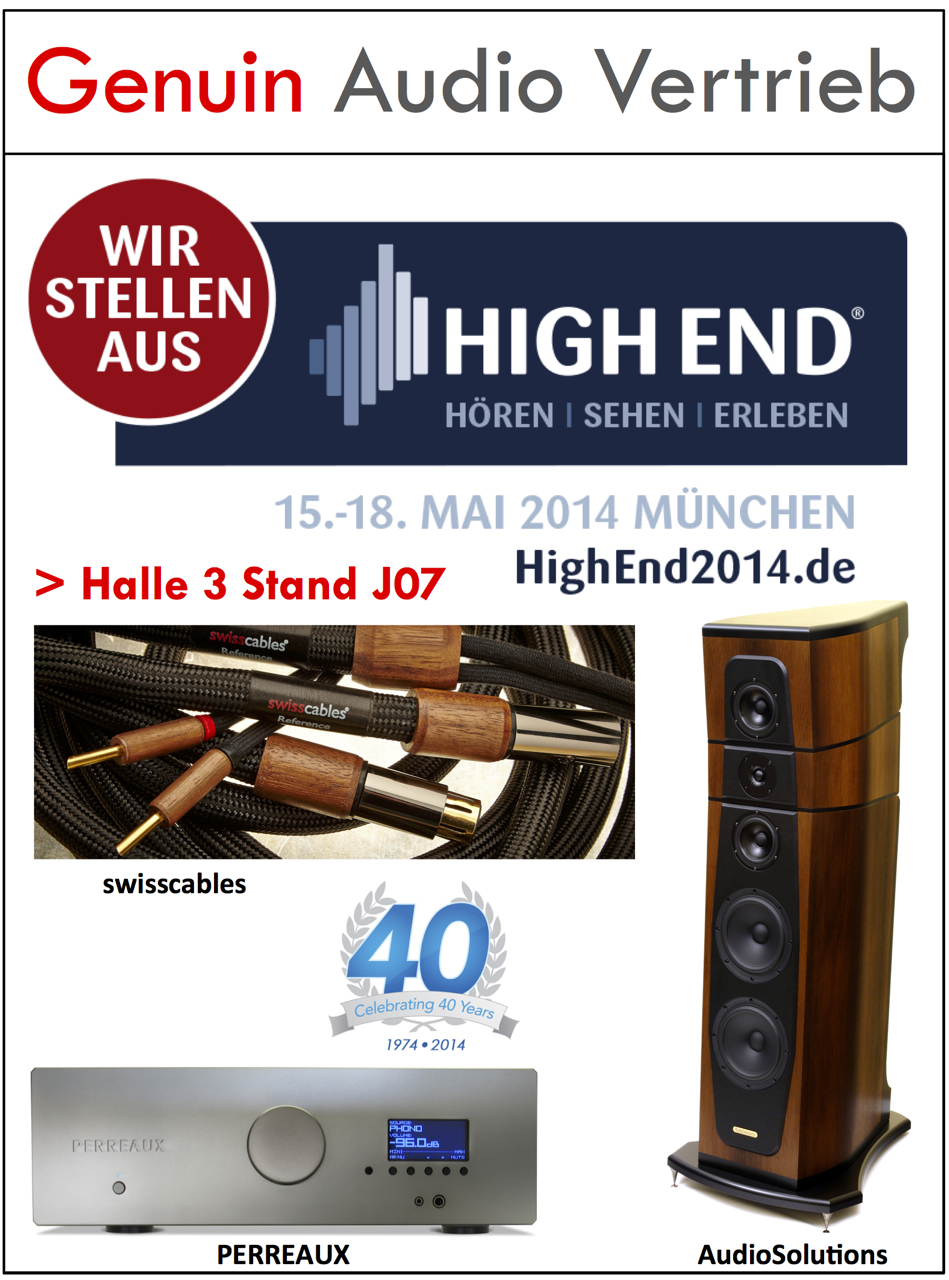 Entdecken Sie viele Neuheiten auf der High End 2014 in München! 