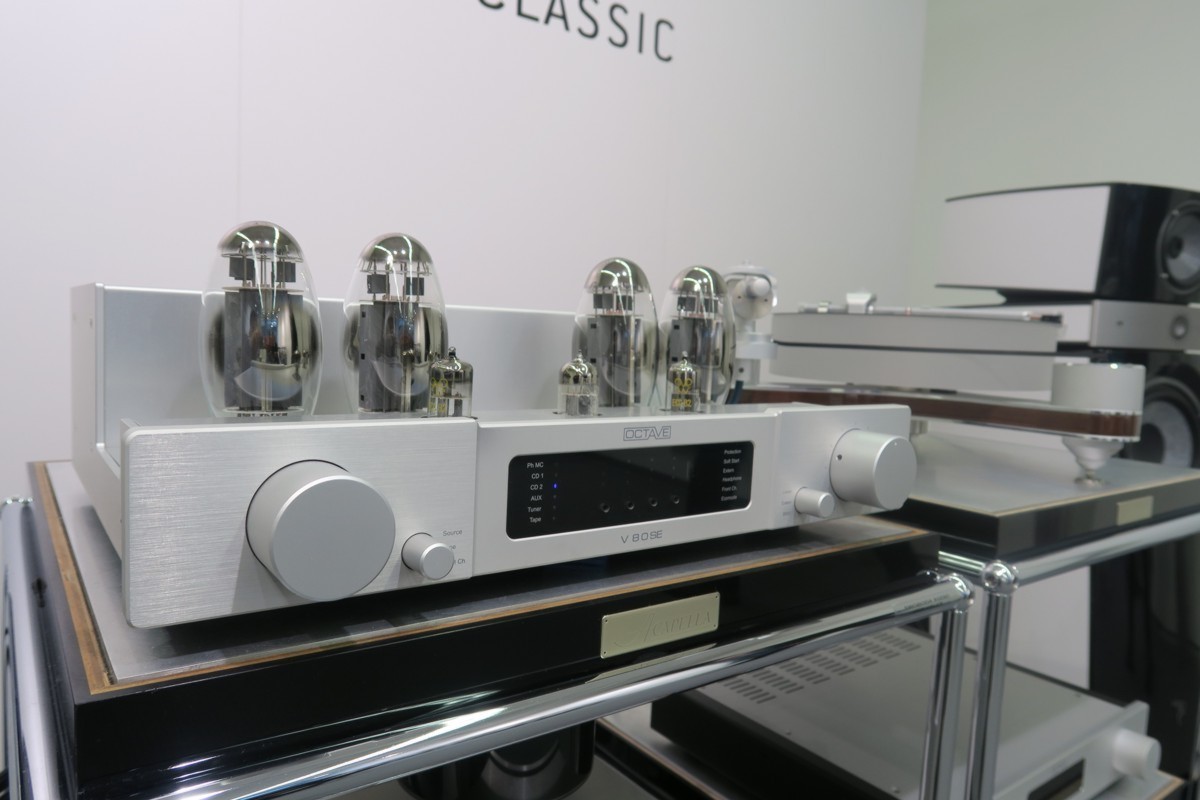 Die neue OCTAVE V80SE Messeneuheit auf der high end 2015 OCTAVE V80SE Handmade in Germany