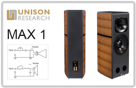 Unison Research MAX 1 - Der Hochwirkungsgradlautsprecher