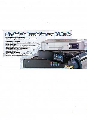 Die digitale Revolution von PsAudio Die digitale Revolution vonPsAudio 