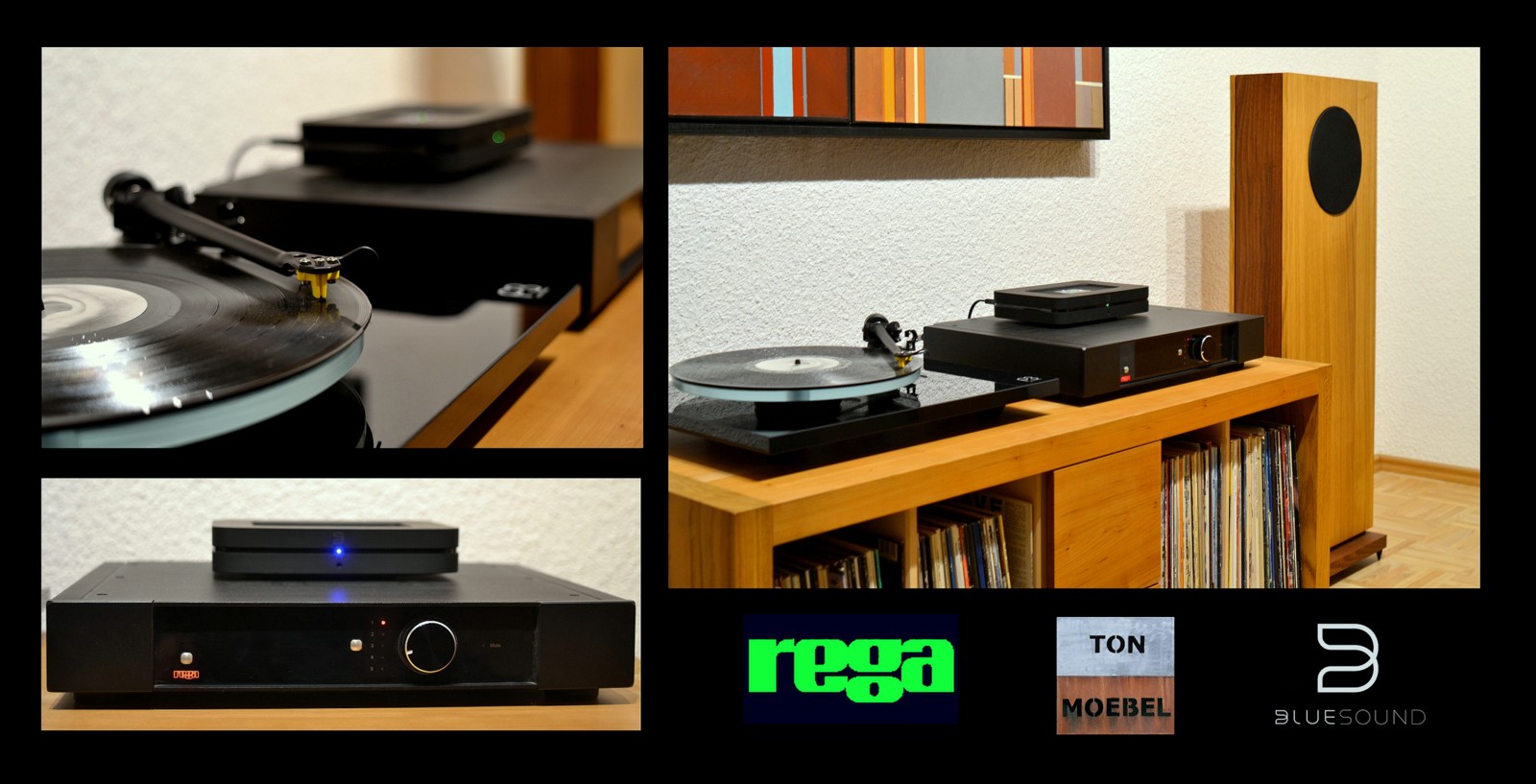 Analoges HighEnd von REGA - Streaming von Bluesound 