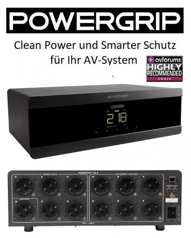 Test / Erfahrungsbericht: POWERGRIP: Clean Power - Smarter Schutz - Fairer Preis!  Powergrip_Strom_Stromfilter_PowerConditioner_Audio_Bluetooth_WireWorld_Phonar_Hifi