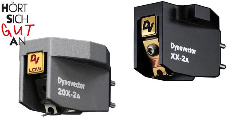 HSGA Bielefeld | Dynavector A-Serie – Innovation und Präzision für höchste Klangansprüche Das Bild zeigt eine Nahaufnahme der Dynavector A-Serie, einschließlich des XX-2A und des 20X-2A Tona