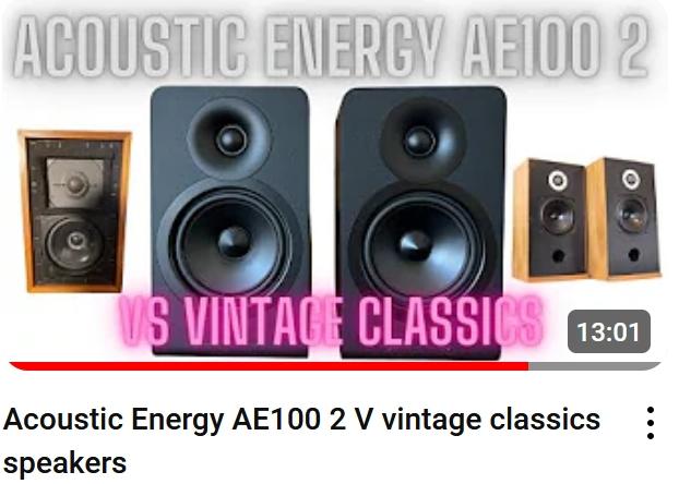 Video: Acoustic Energy AE100 2 V vintage classics speakers Acoustic Energy AE100 2 V vintage classics speakers