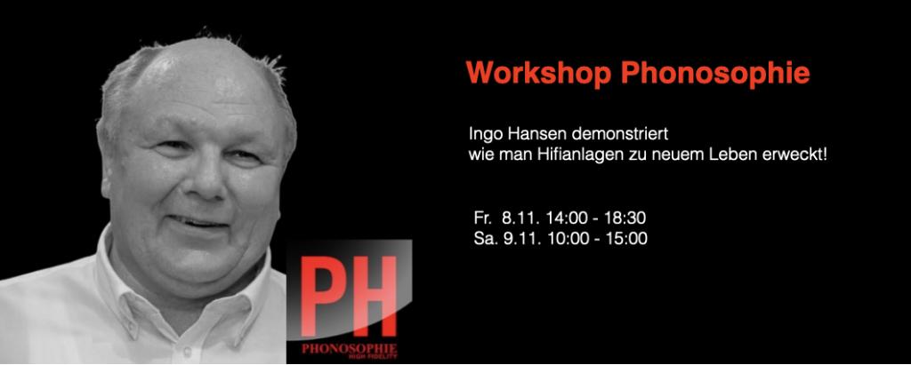 Phonosophie Workshop am 8. und 9.11.2024 Ingo Hansen Live dabei