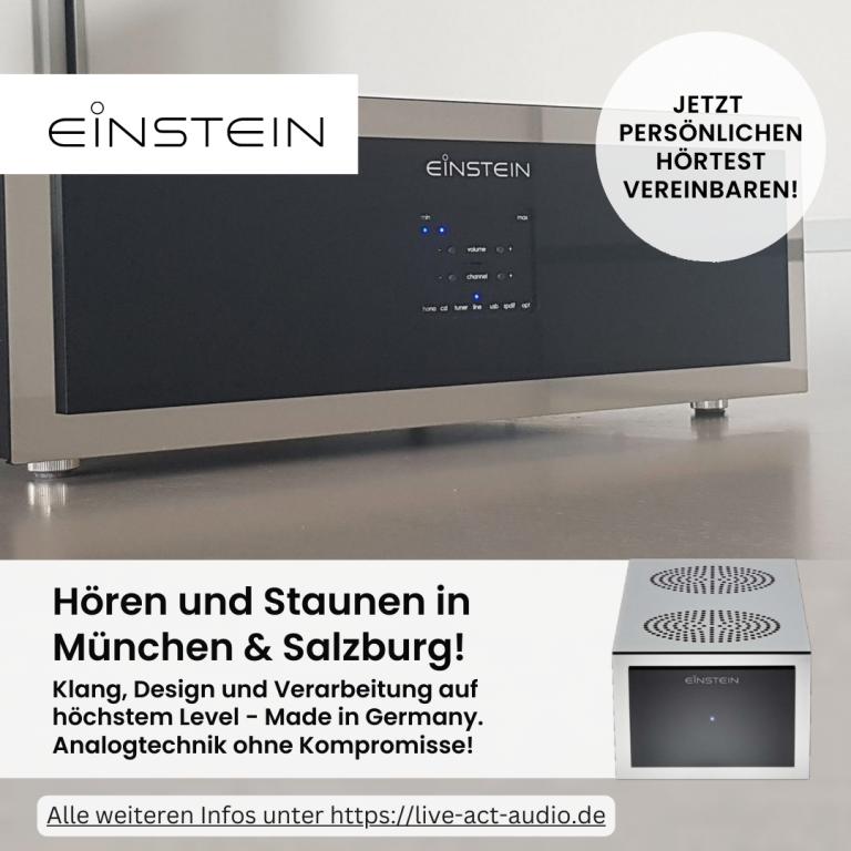 Einstein Audio Referenzanlage - Hören und Staunen in München und Salzburg 