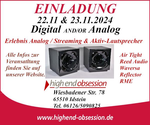 Analog and/or Digital: Ein D/A Wandler mit Digitaler RIAA an Aktivlautsprechern. 